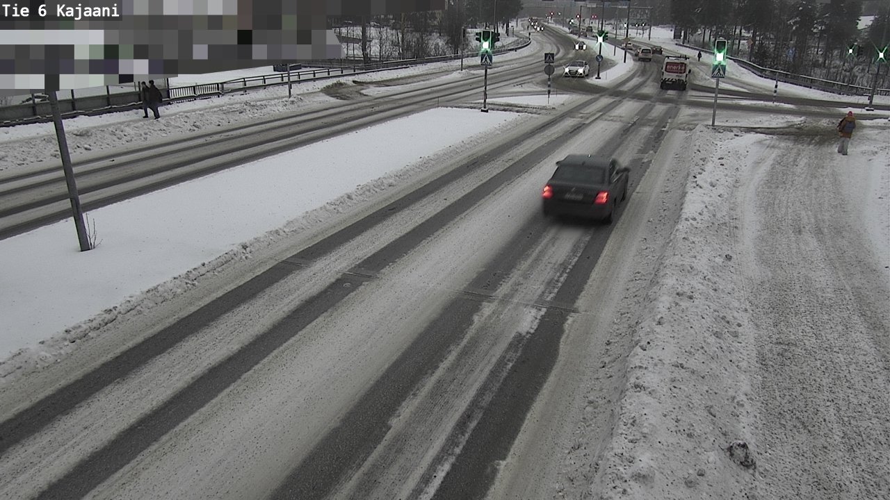 Weather Camera Image Väg 6 Kajana, Kajaani, Kainuu