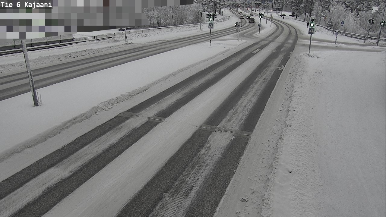 Weather Camera Image Road 6 Kajaani, Kajaani, Kainuu
