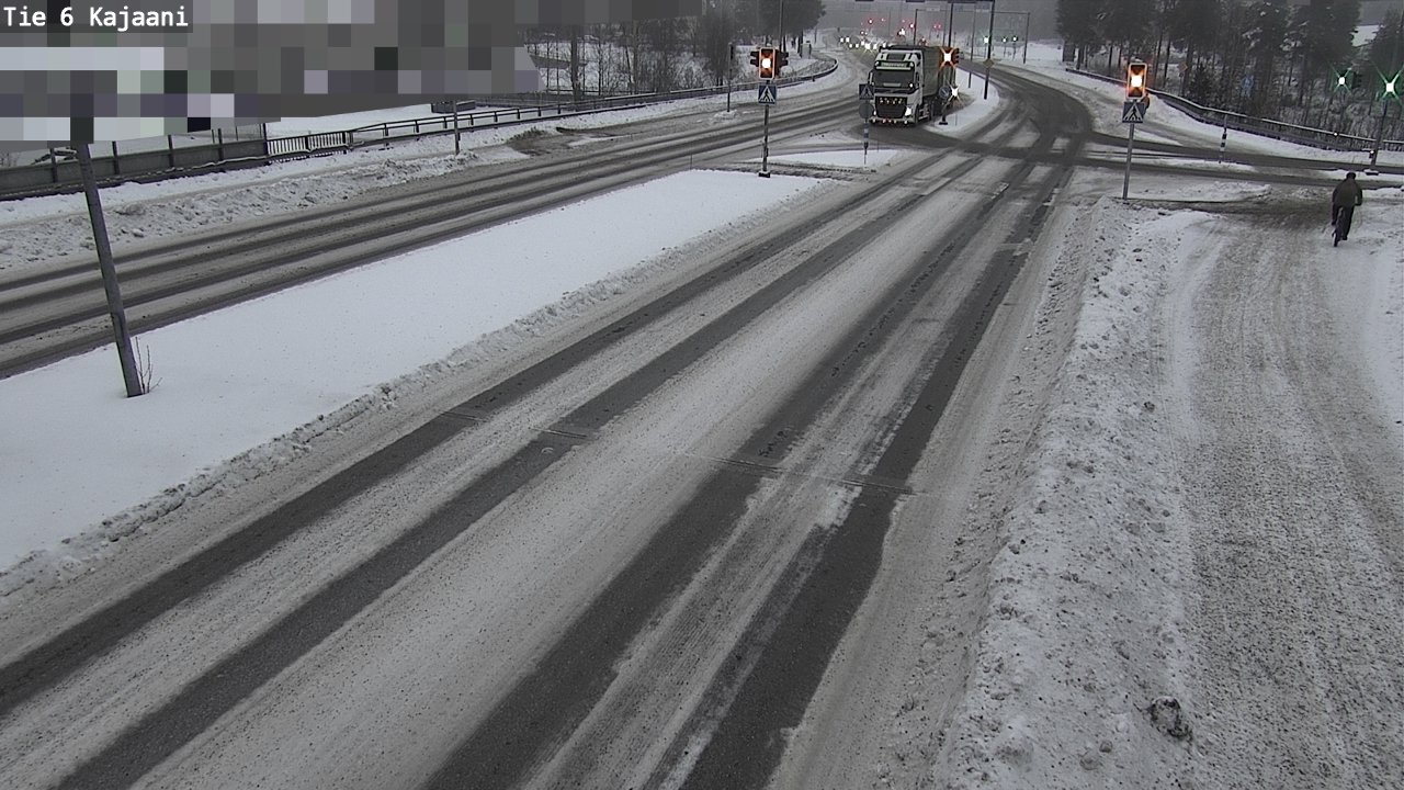Weather Camera Image Väg 6 Kajana, Kajaani, Kainuu