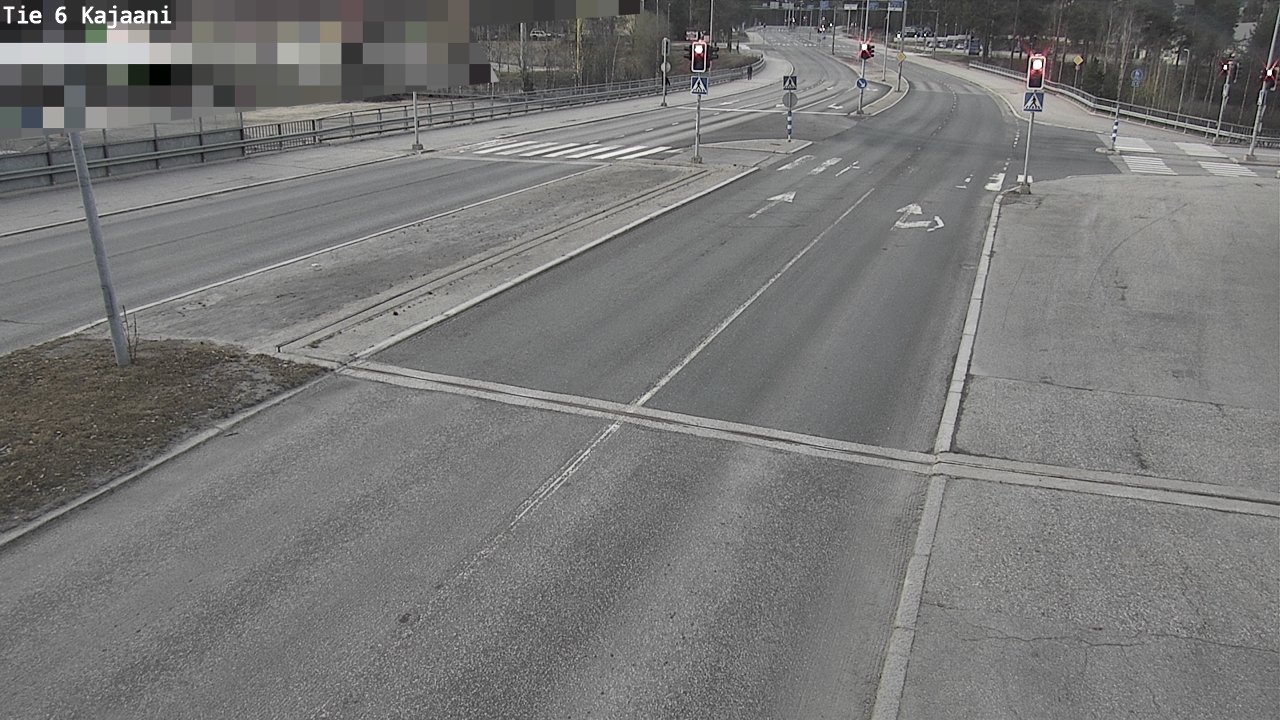 Weather Camera Image Väg 6 Kajana, Kajaani, Kainuu