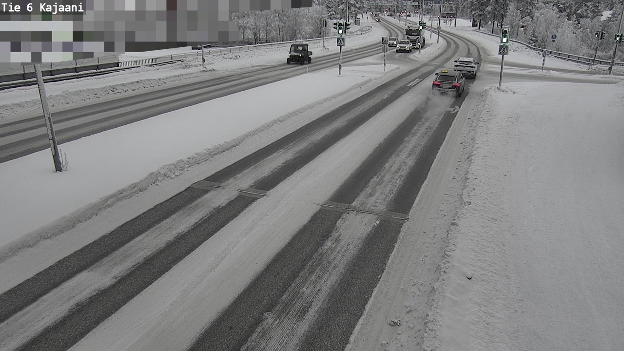 Weather Camera Image Road 6 Kajaani, Kajaani, Kainuu
