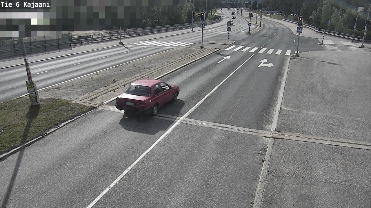 Weather Camera Image Väg 6 Kajana, Kajaani, Kainuu