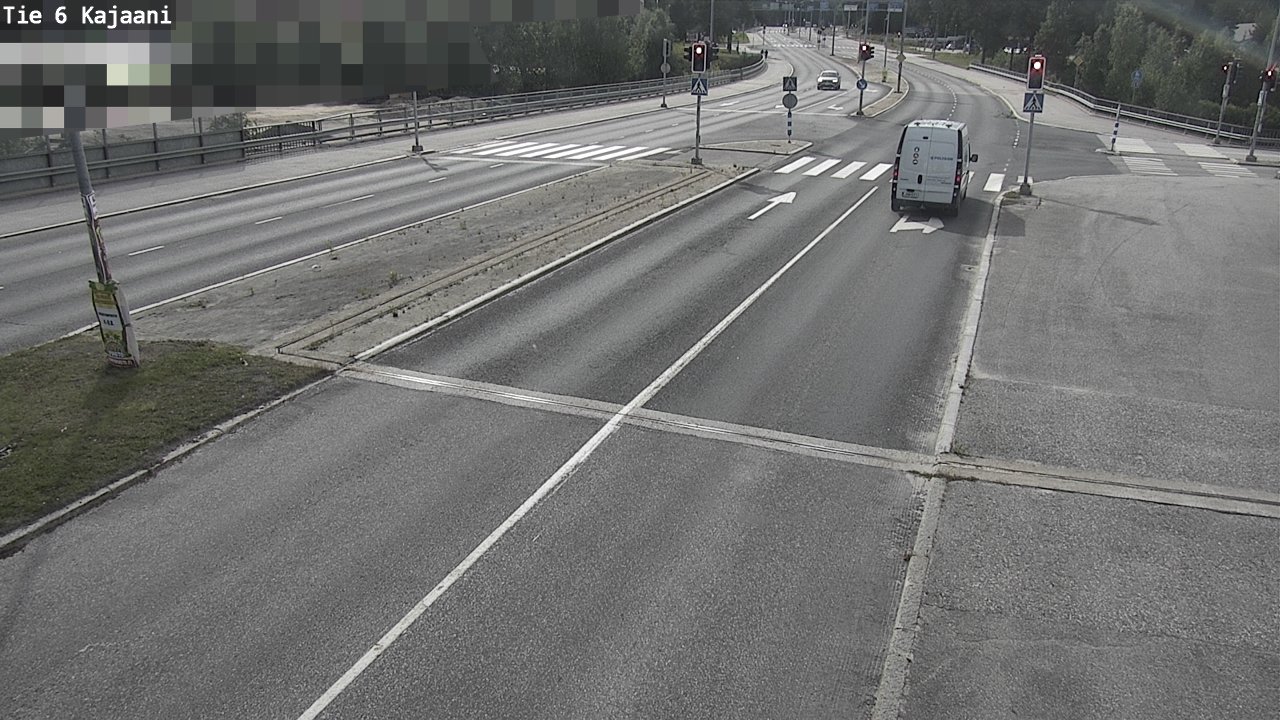 Weather Camera Image Väg 6 Kajana, Kajaani, Kainuu