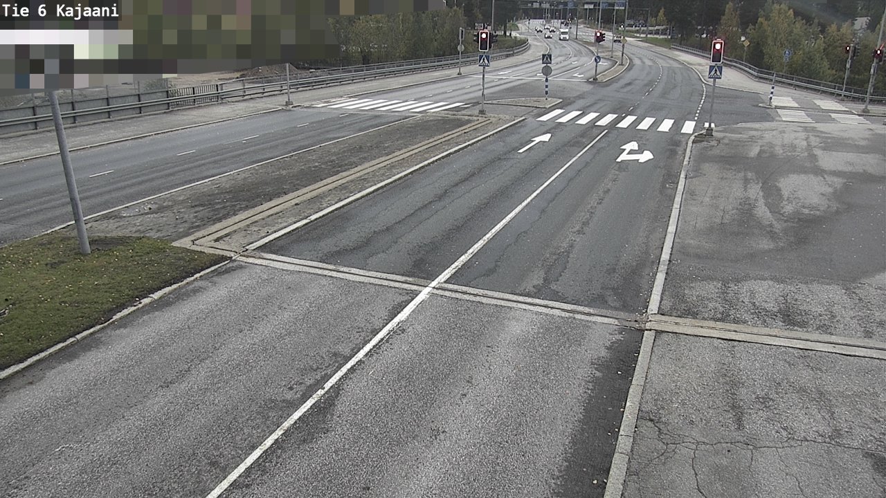 Weather Camera Image Väg 6 Kajana, Kajaani, Kainuu