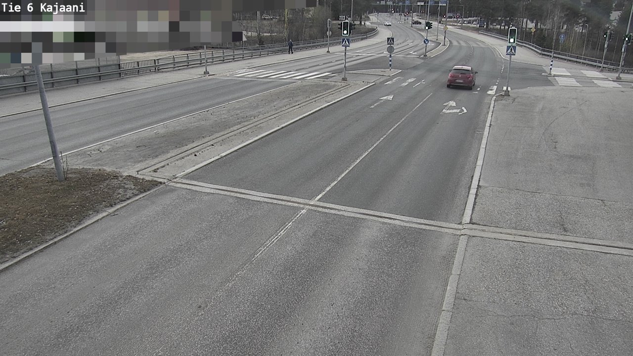 Weather Camera Image Väg 6 Kajana, Kajaani, Kainuu
