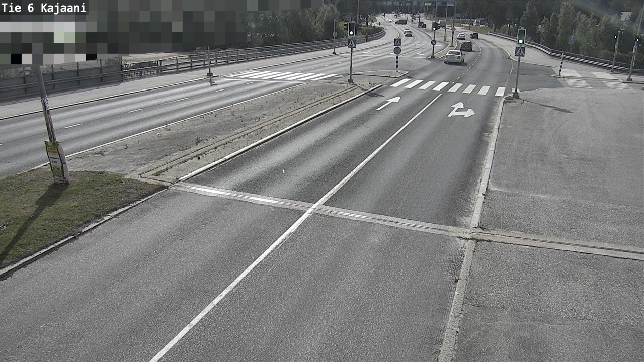 Weather Camera Image Väg 6 Kajana, Kajaani, Kainuu