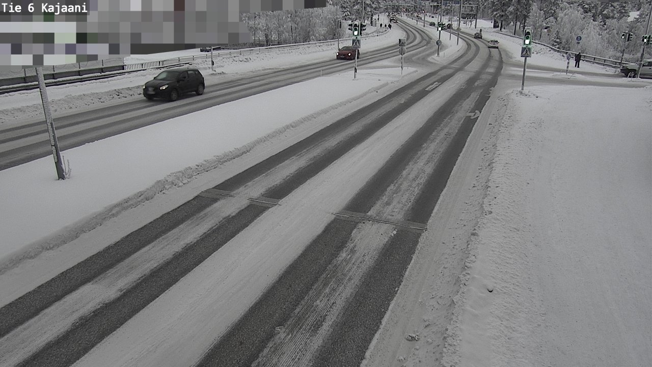 Weather Camera Image Road 6 Kajaani, Kajaani, Kainuu