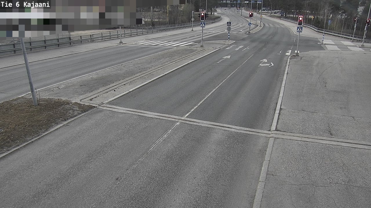 Weather Camera Image Väg 6 Kajana, Kajaani, Kainuu