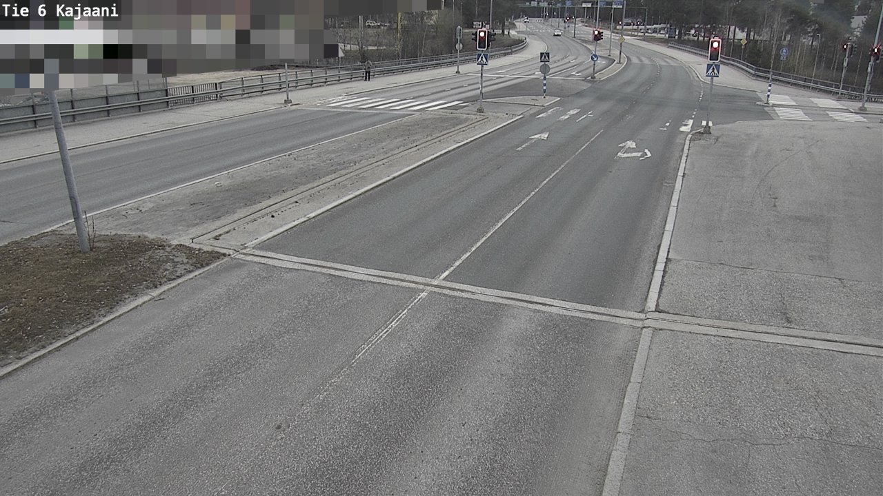 Weather Camera Image Väg 6 Kajana, Kajaani, Kainuu