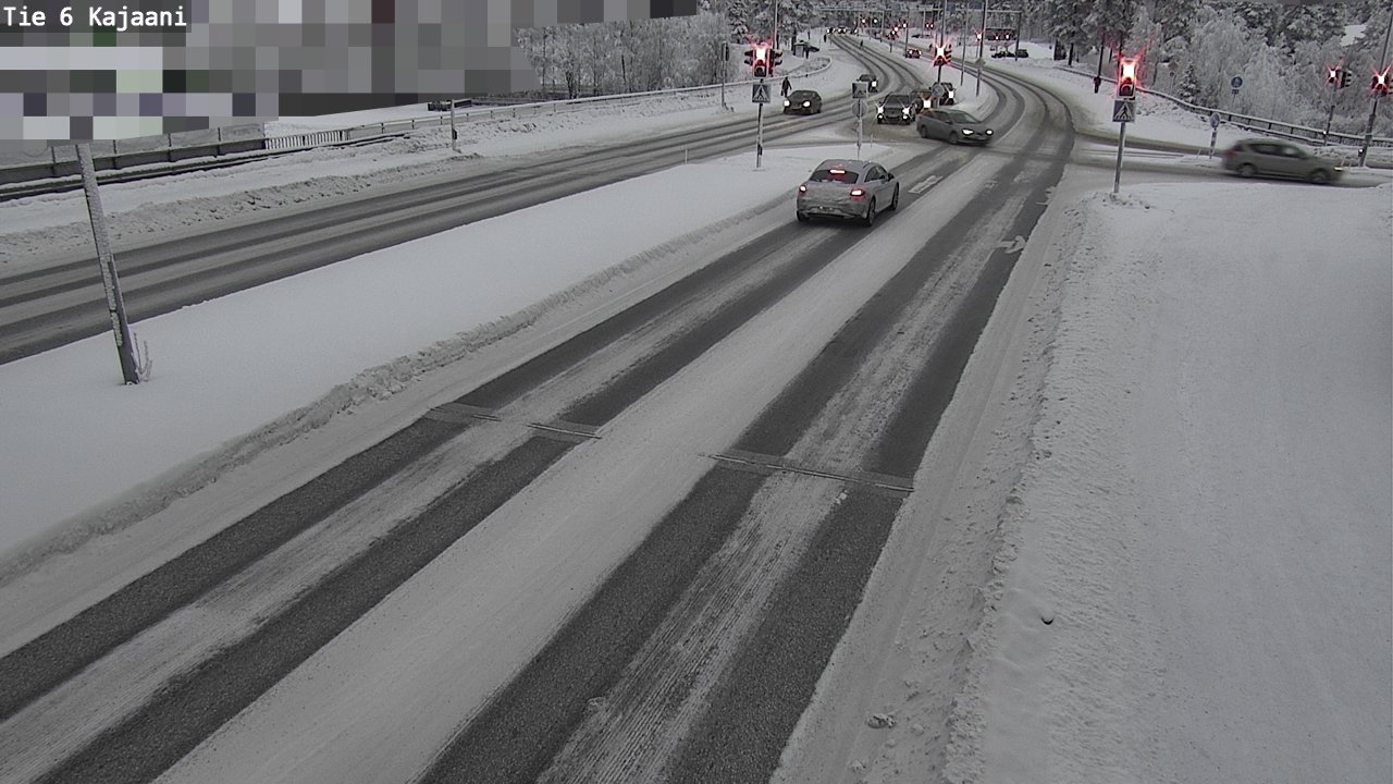 Weather Camera Image Road 6 Kajaani, Kajaani, Kainuu