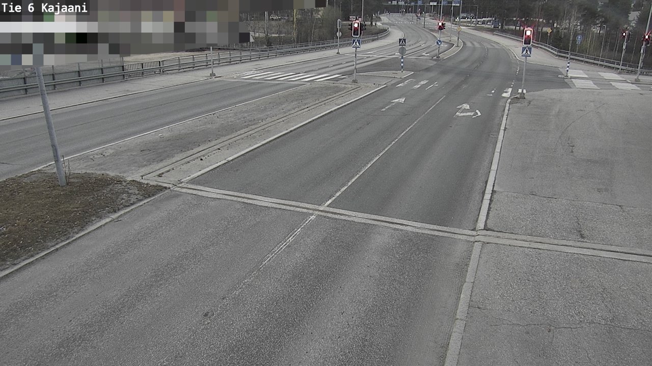 Weather Camera Image Väg 6 Kajana, Kajaani, Kainuu
