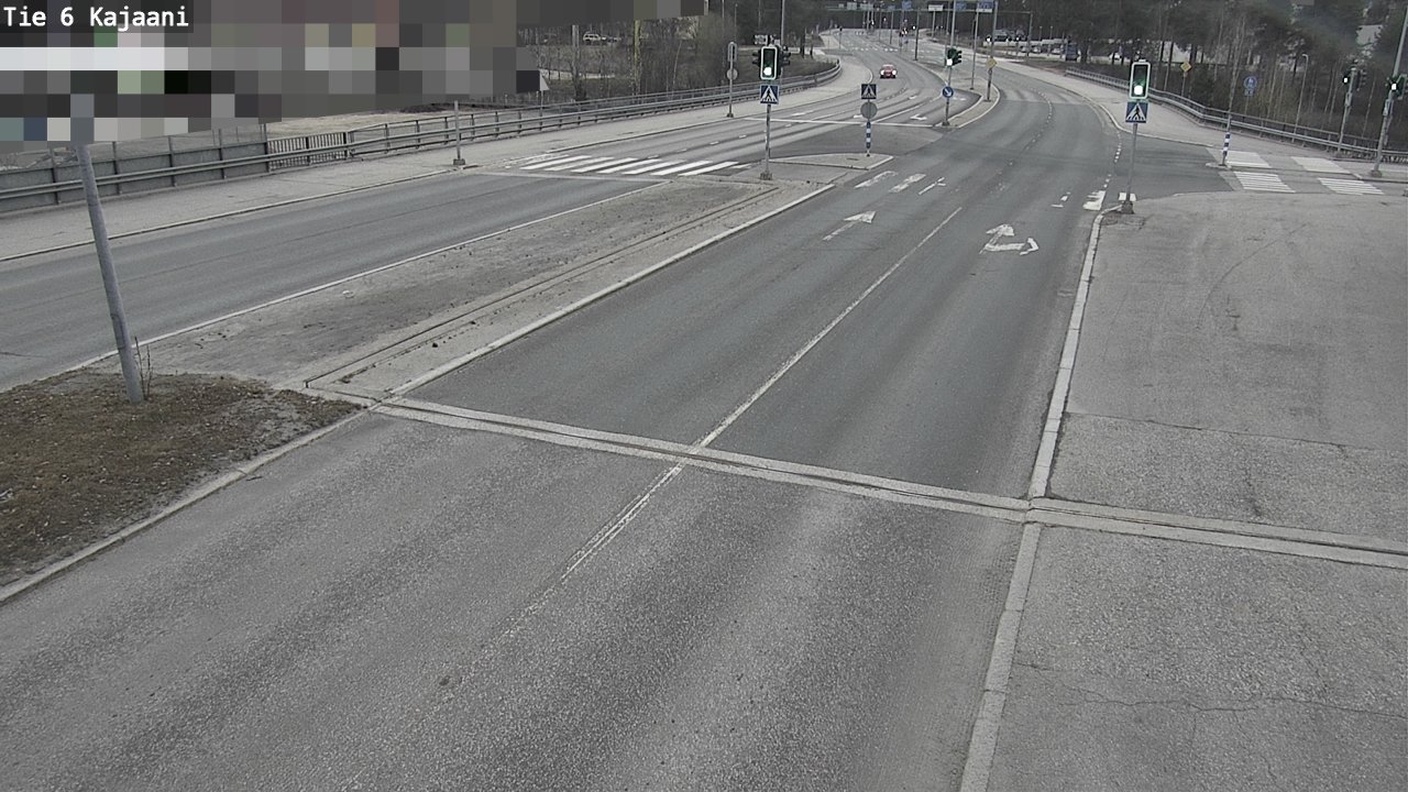 Weather Camera Image Väg 6 Kajana, Kajaani, Kainuu