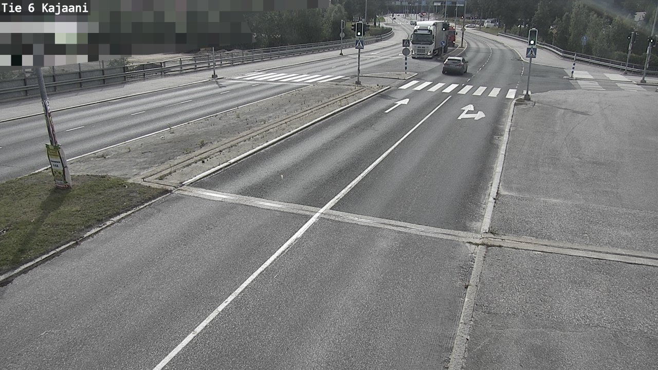 Weather Camera Image Väg 6 Kajana, Kajaani, Kainuu