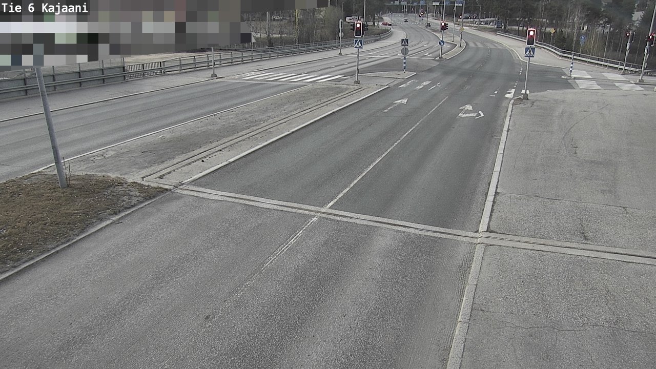 Weather Camera Image Väg 6 Kajana, Kajaani, Kainuu