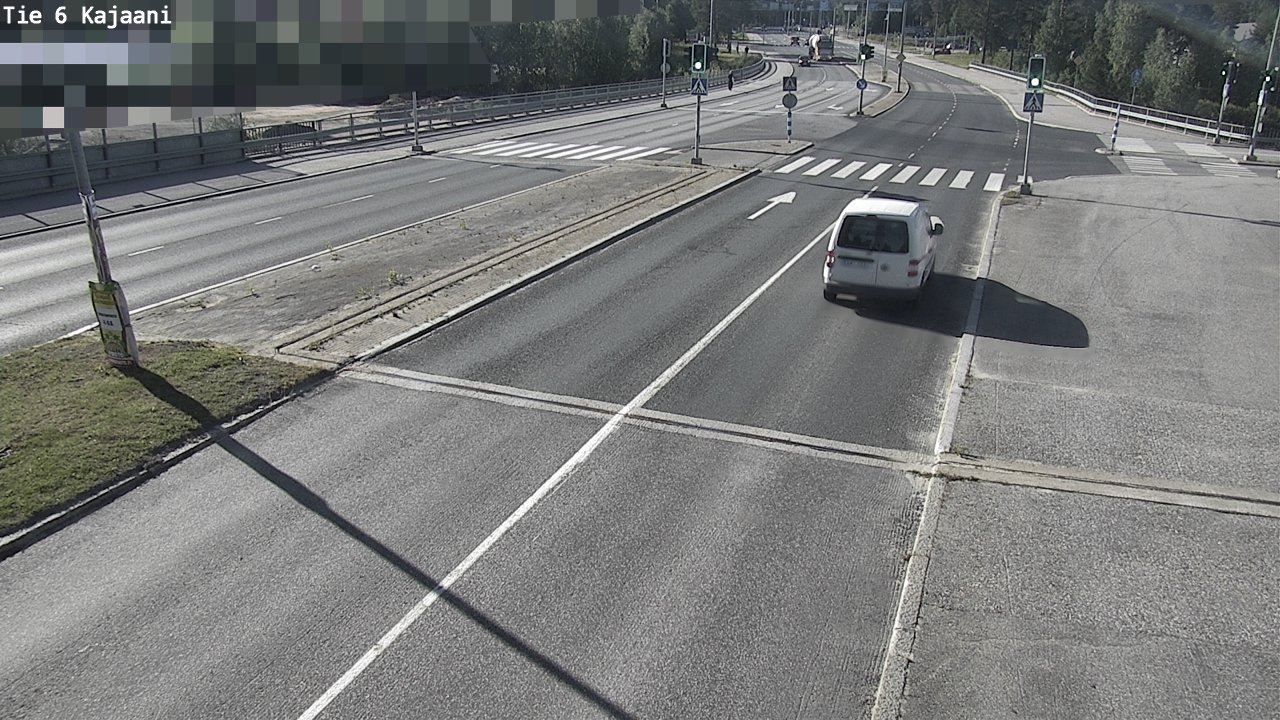 Weather Camera Image Väg 6 Kajana, Kajaani, Kainuu