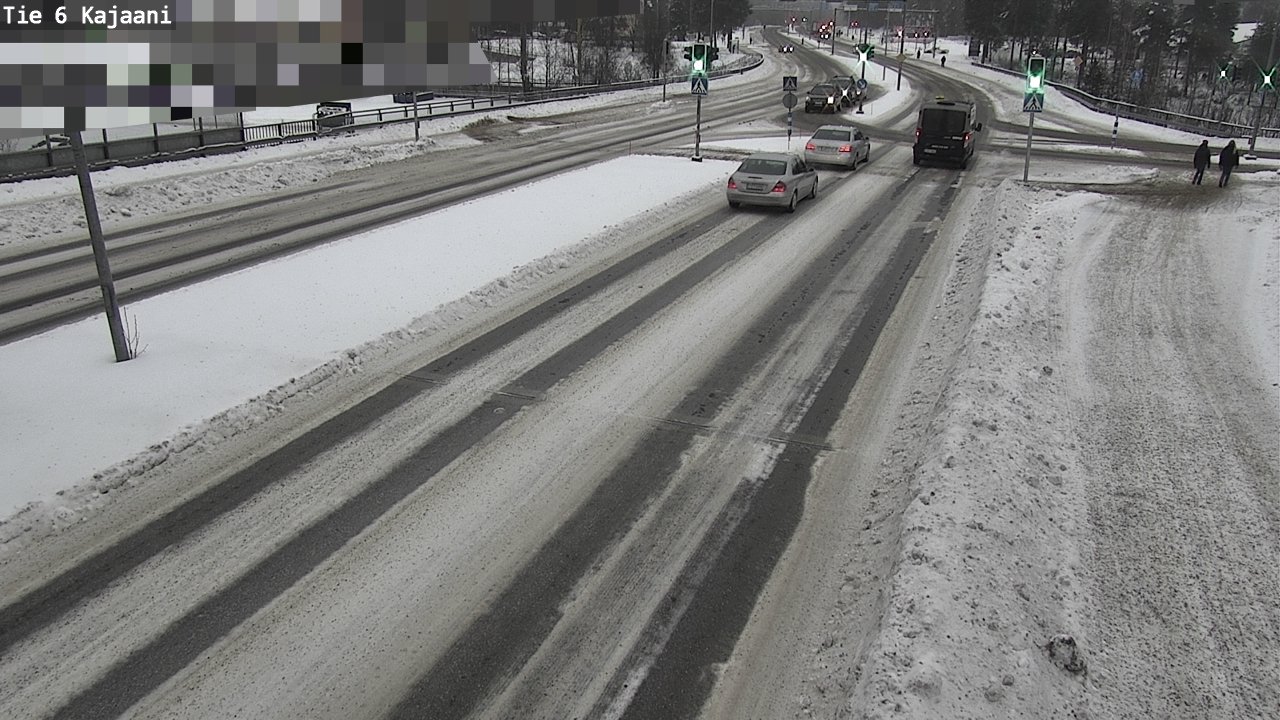 Weather Camera Image Väg 6 Kajana, Kajaani, Kainuu