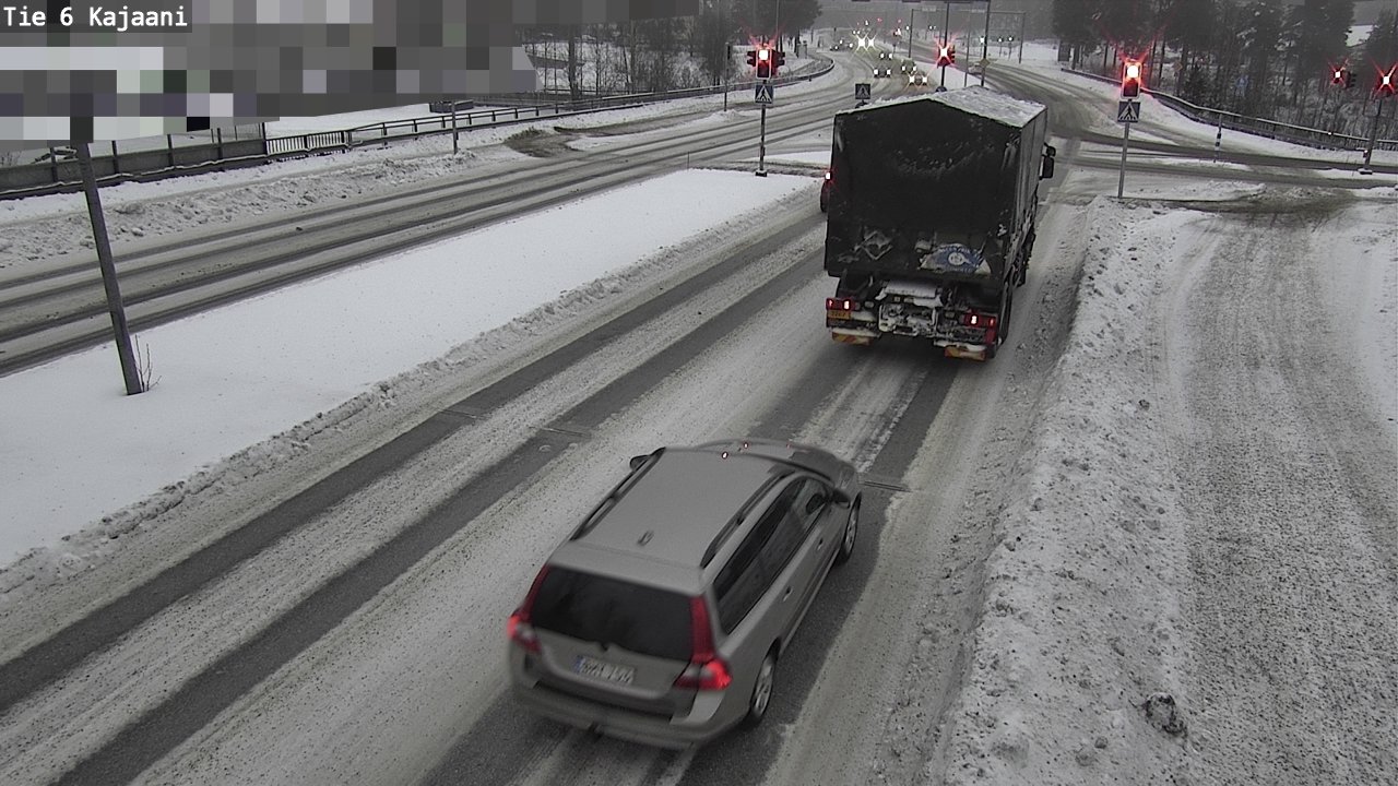 Weather Camera Image Väg 6 Kajana, Kajaani, Kainuu