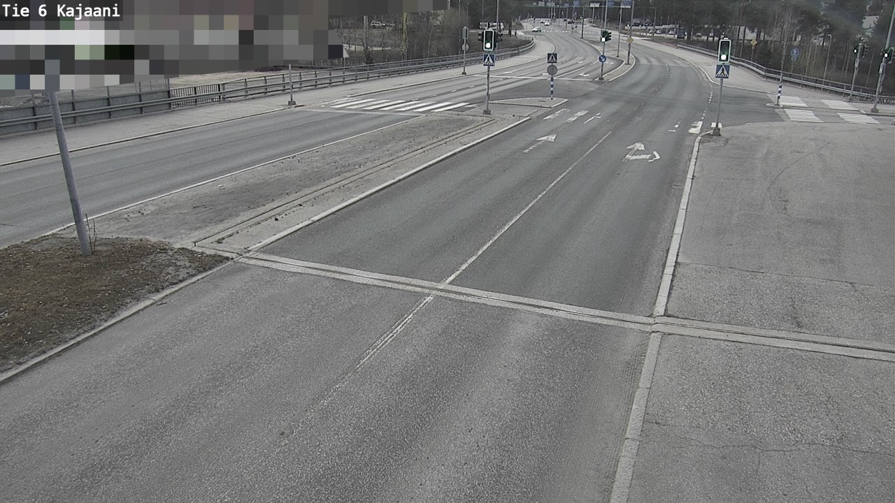 Weather Camera Image Väg 6 Kajana, Kajaani, Kainuu