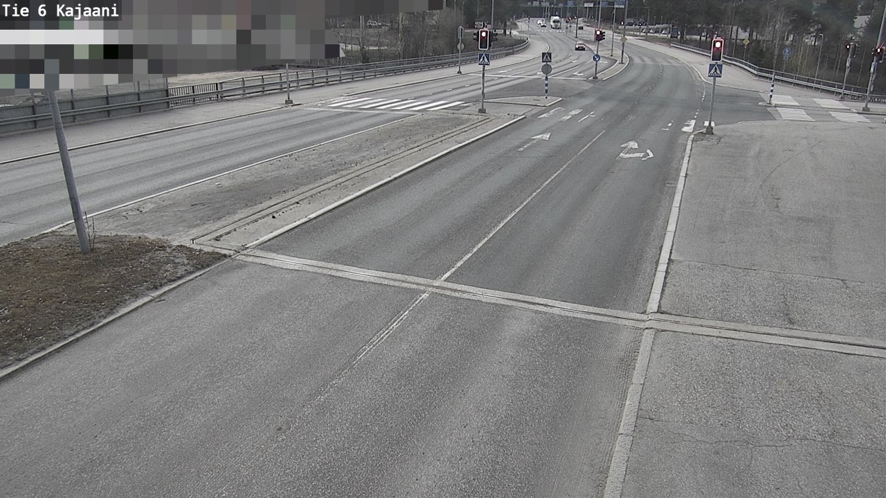 Weather Camera Image Väg 6 Kajana, Kajaani, Kainuu