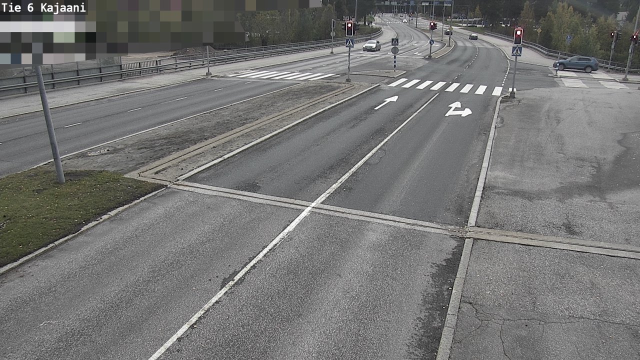 Weather Camera Image Väg 6 Kajana, Kajaani, Kainuu