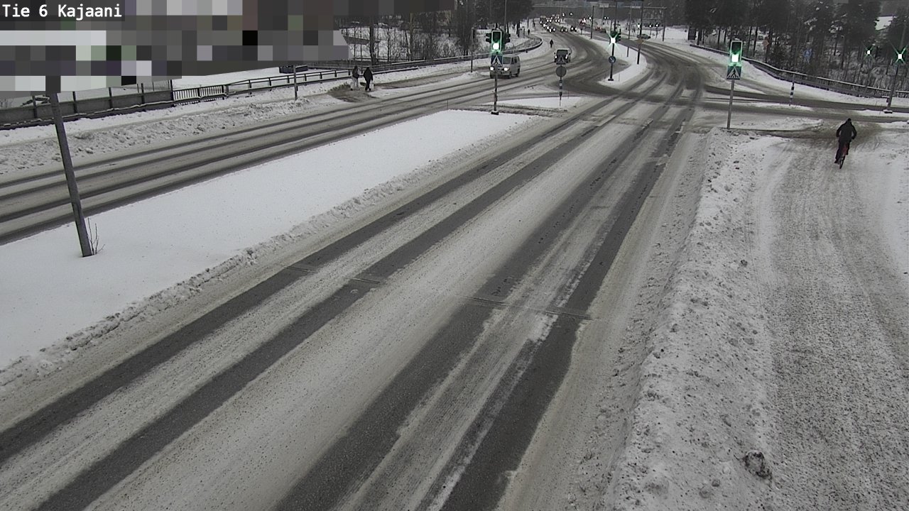 Weather Camera Image Väg 6 Kajana, Kajaani, Kainuu