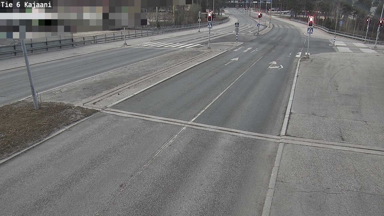 Weather Camera Image Väg 6 Kajana, Kajaani, Kainuu