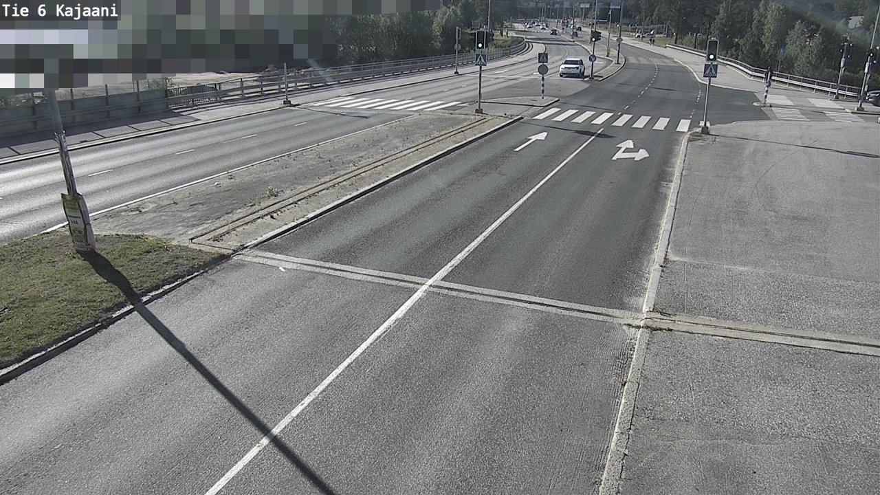 Weather Camera Image Väg 6 Kajana, Kajaani, Kainuu