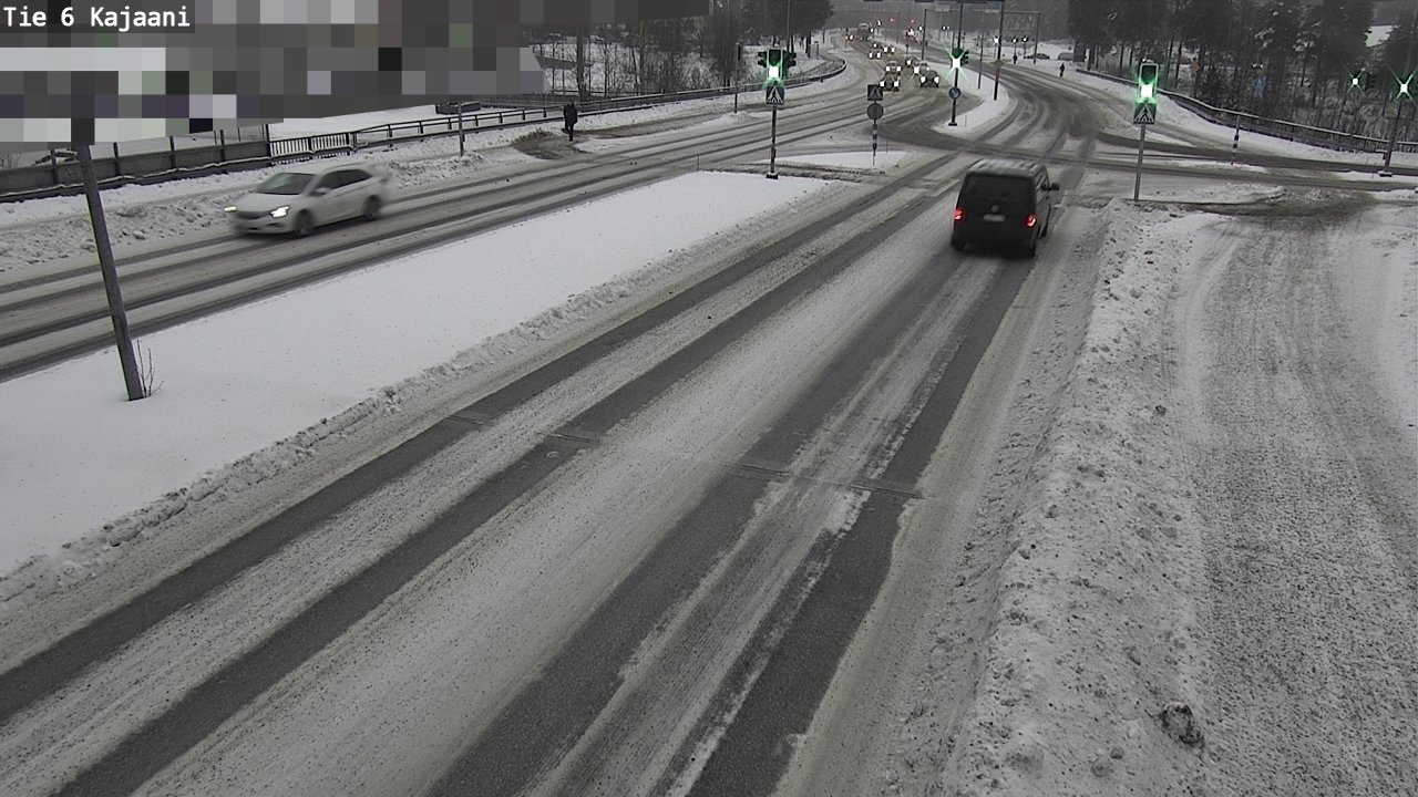Weather Camera Image Väg 6 Kajana, Kajaani, Kainuu