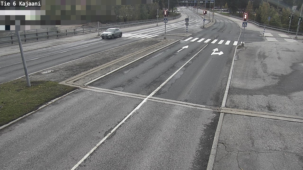 Weather Camera Image Väg 6 Kajana, Kajaani, Kainuu