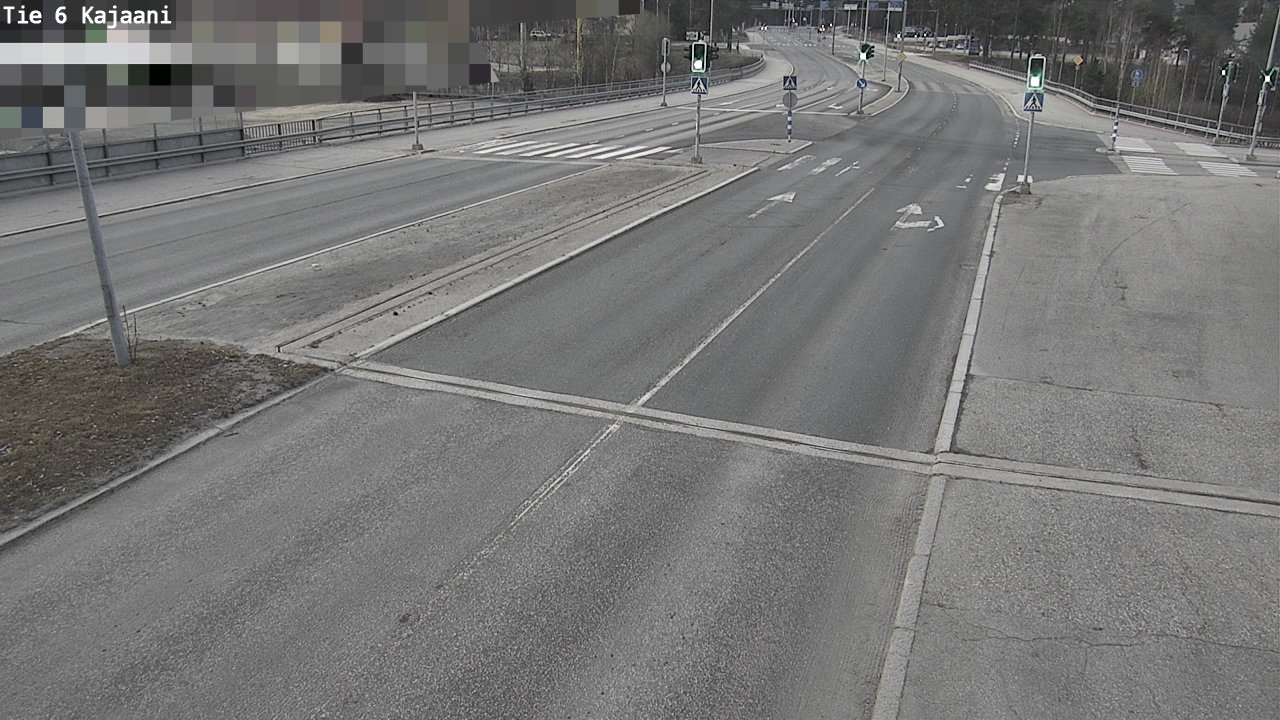 Weather Camera Image Väg 6 Kajana, Kajaani, Kainuu