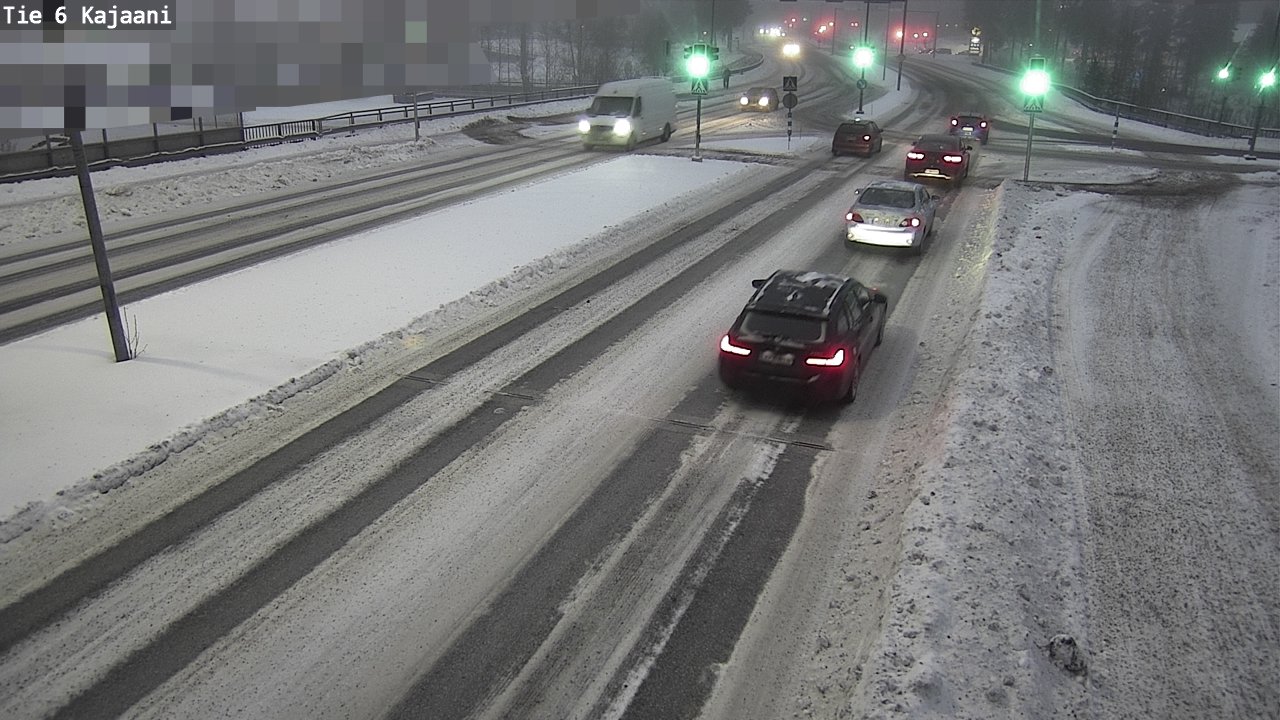 Weather Camera Image Väg 6 Kajana, Kajaani, Kainuu