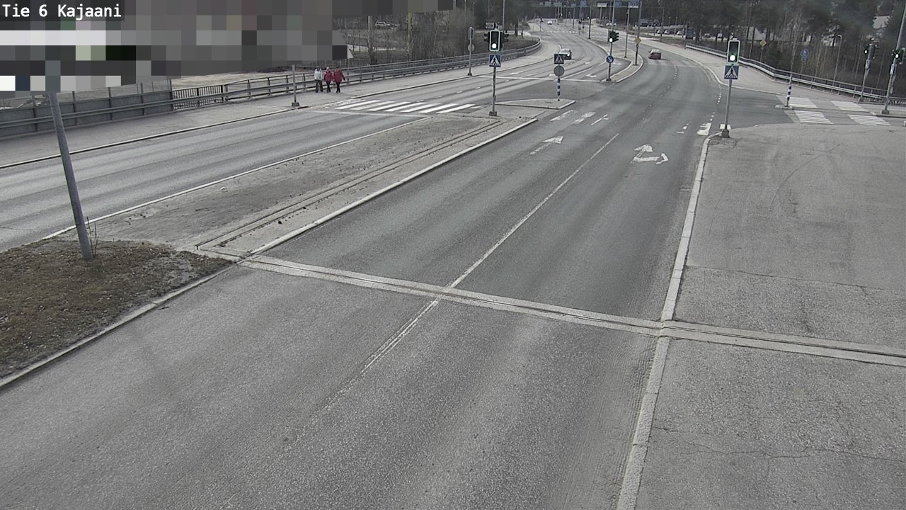 Weather Camera Image Väg 6 Kajana, Kajaani, Kainuu