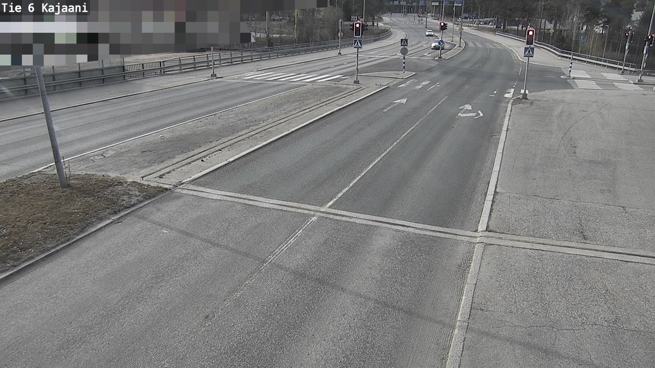 Weather Camera Image Väg 6 Kajana, Kajaani, Kainuu