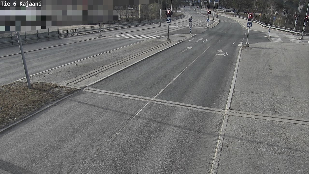 Weather Camera Image Väg 6 Kajana, Kajaani, Kainuu