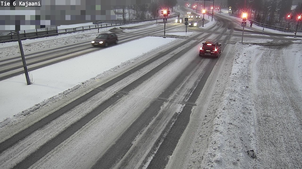 Weather Camera Image Väg 6 Kajana, Kajaani, Kainuu