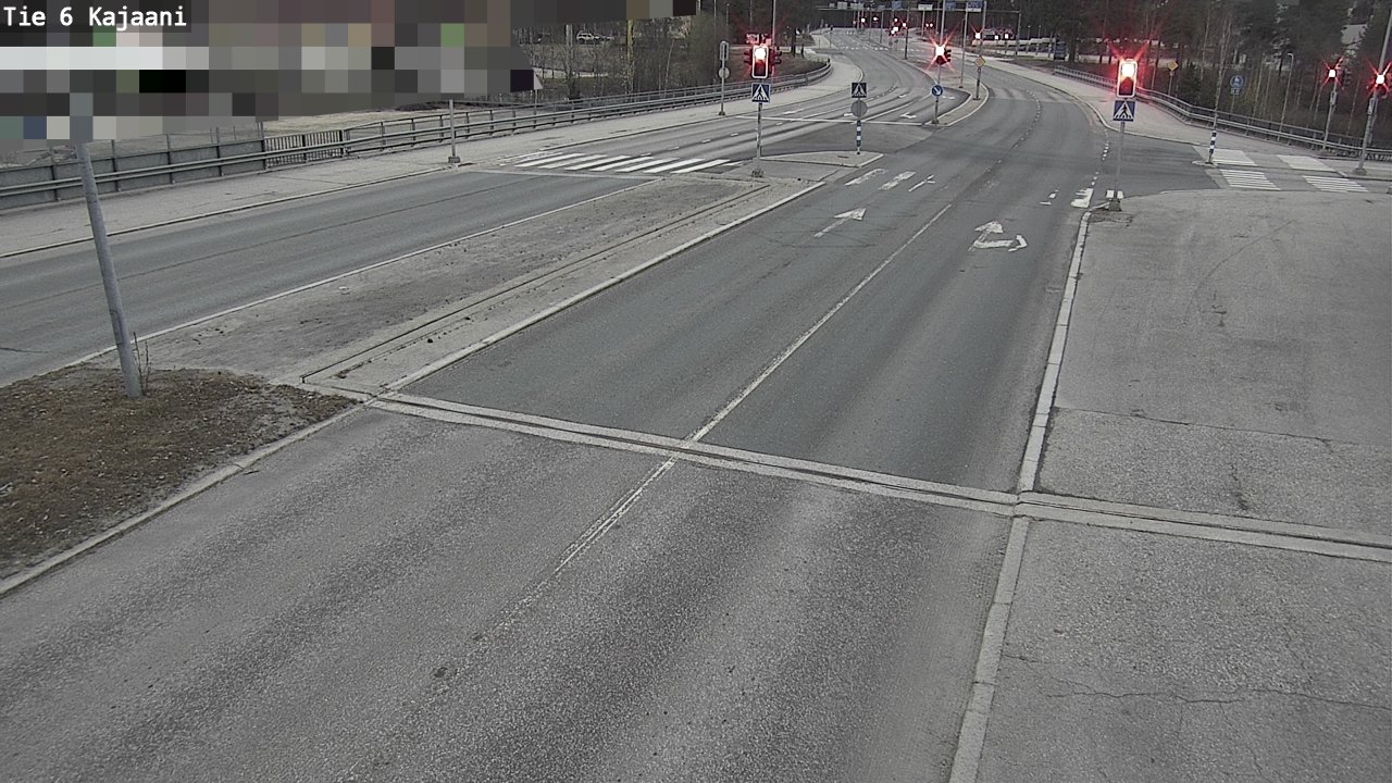 Weather Camera Image Väg 6 Kajana, Kajaani, Kainuu