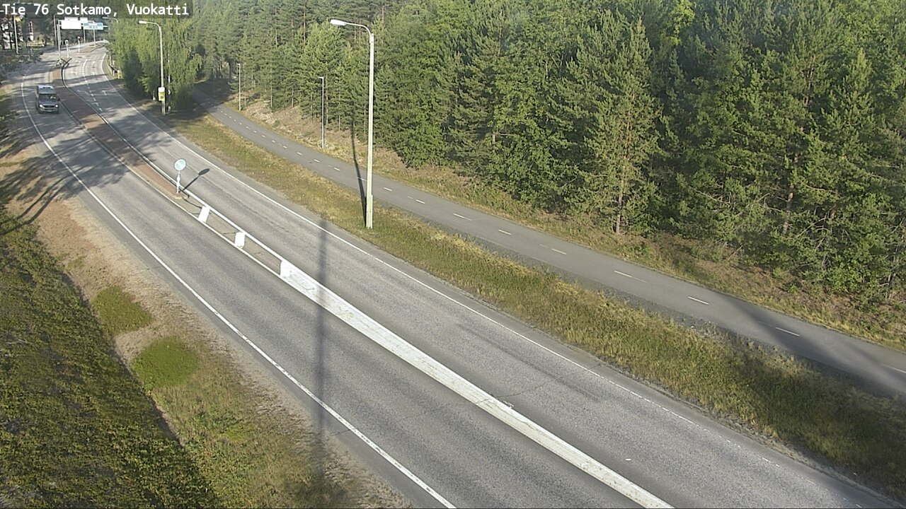 Weather Camera Image Road 76 Sotkamo, Vuokatti, Sotkamo, Kainuu