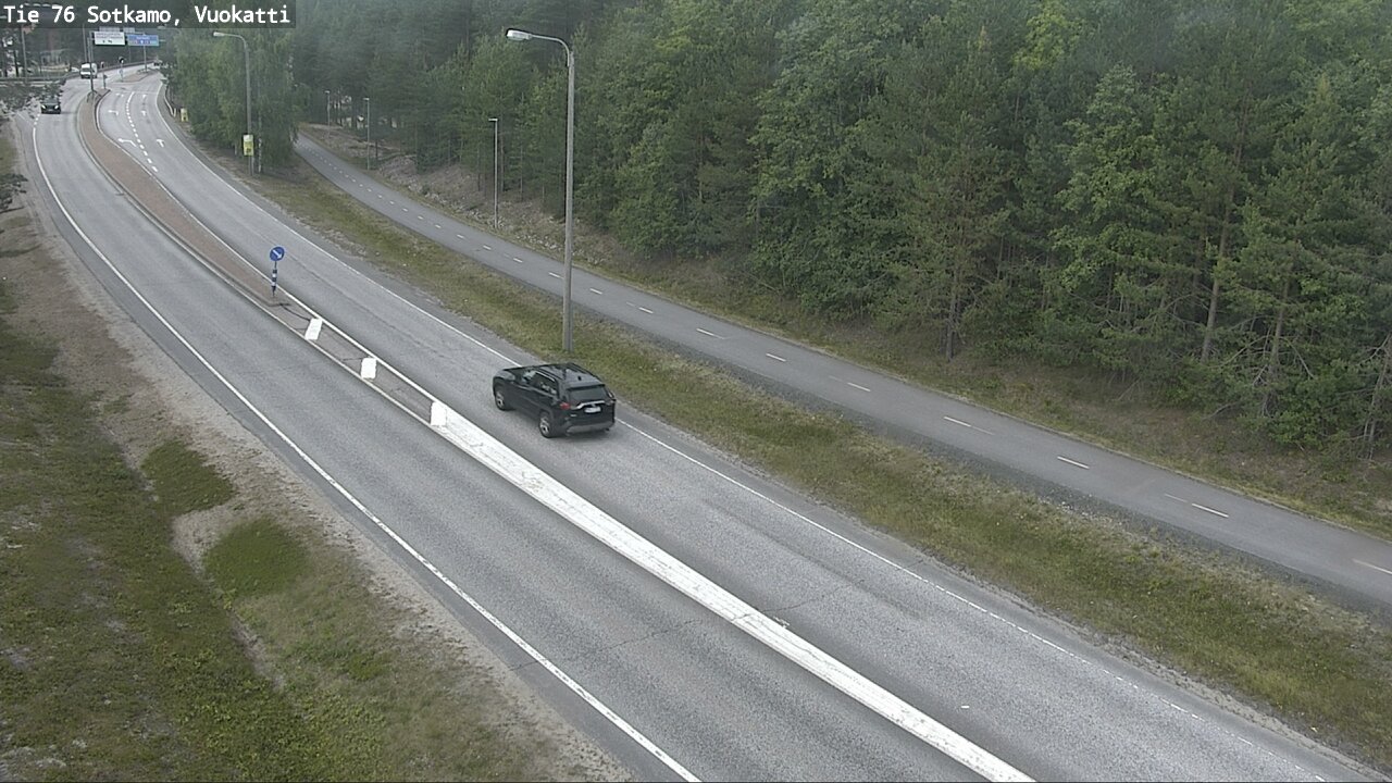 Weather Camera Image Väg 76 Sotkamo, Vuokatti, Sotkamo, Kainuu
