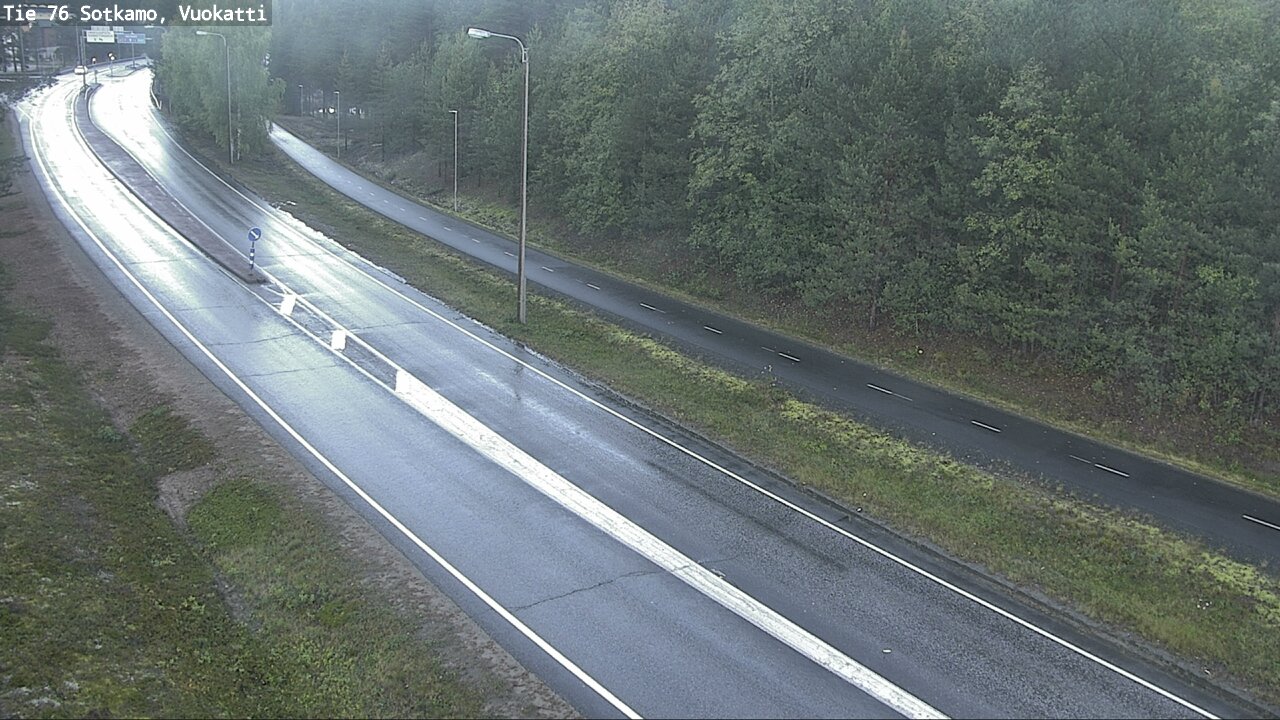Weather Camera Image Road 76 Sotkamo, Vuokatti, Sotkamo, Kainuu
