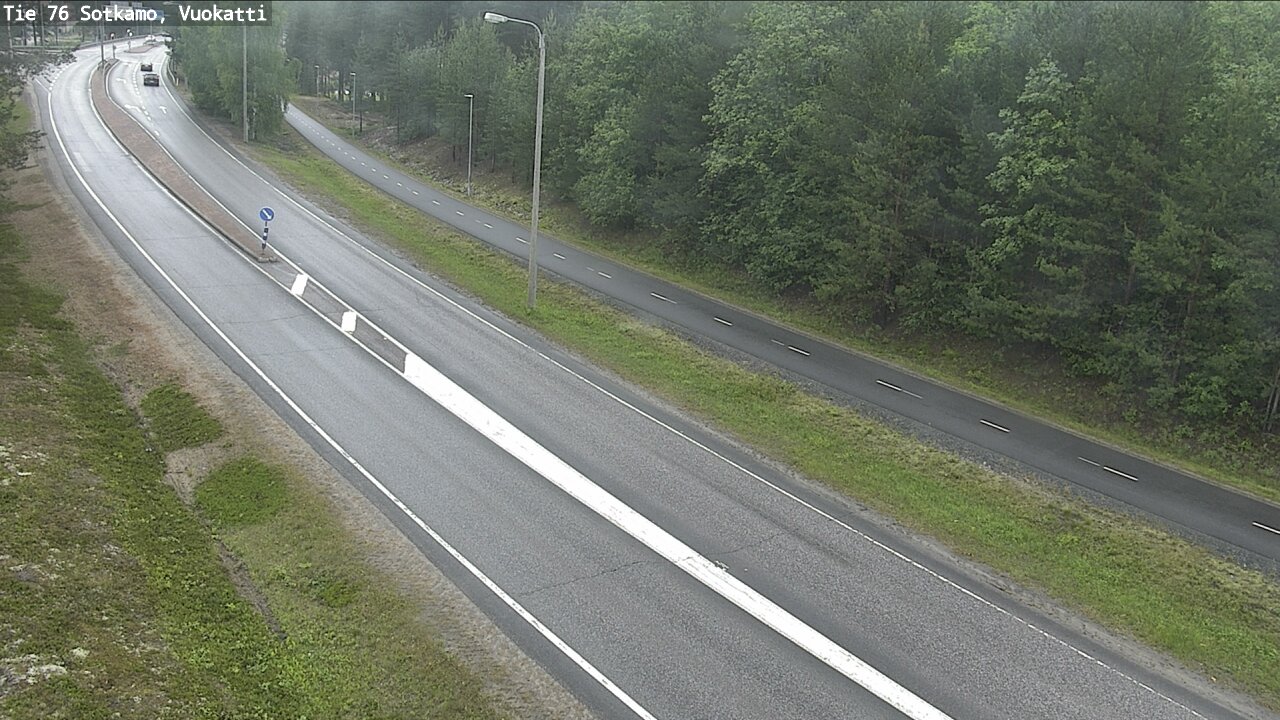 Weather Camera Image Road 76 Sotkamo, Vuokatti, Sotkamo, Kainuu