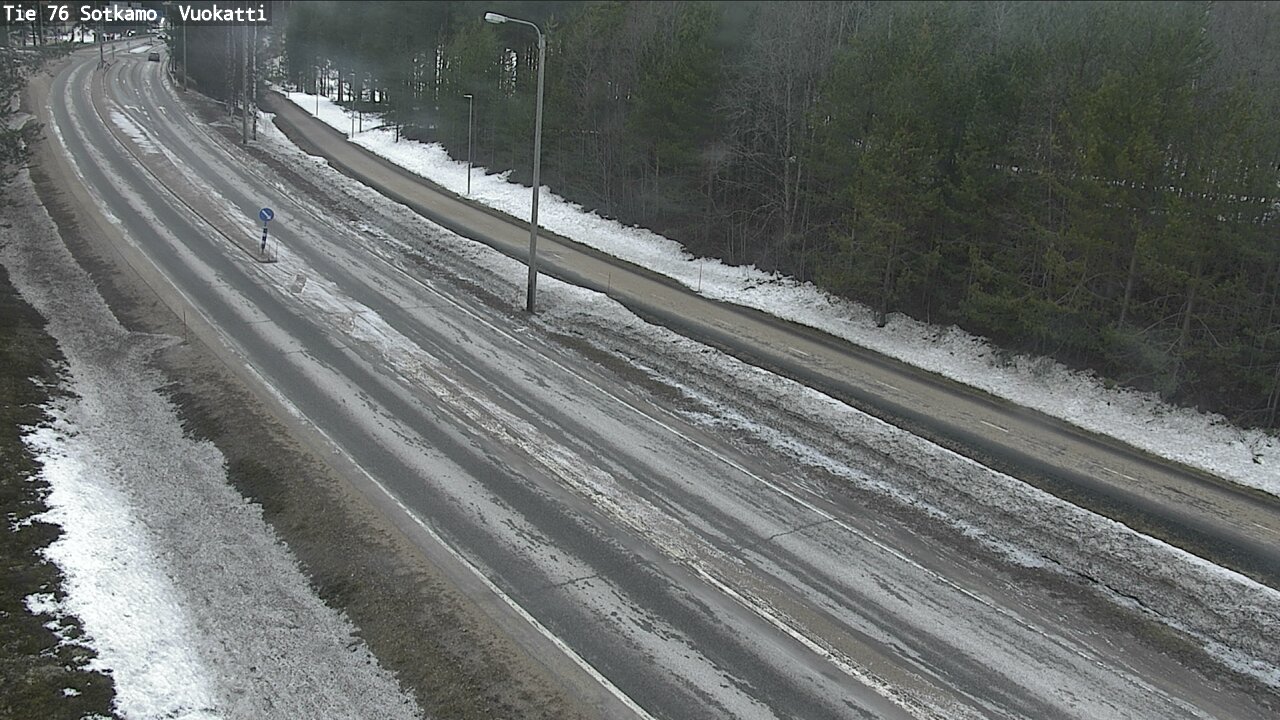 Weather Camera Image Road 76 Sotkamo, Vuokatti, Sotkamo, Kainuu