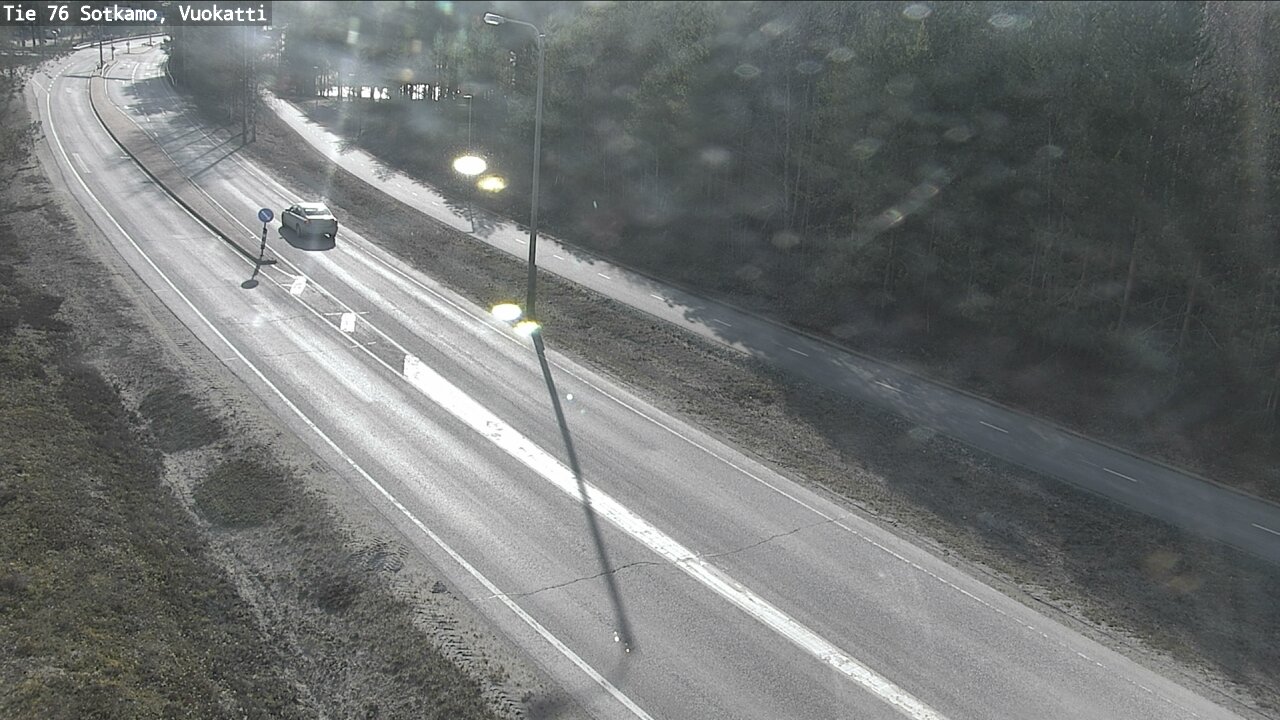 Weather Camera Image Road 76 Sotkamo, Vuokatti, Sotkamo, Kainuu