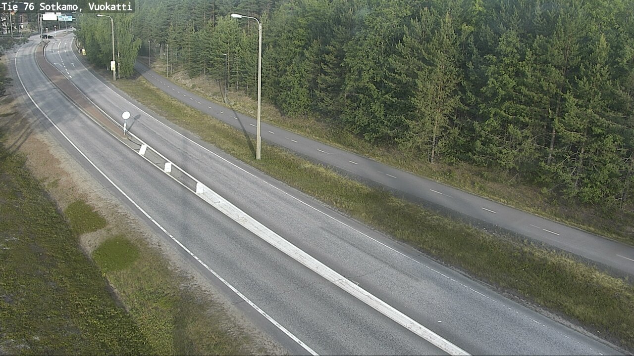 Weather Camera Image Road 76 Sotkamo, Vuokatti, Sotkamo, Kainuu