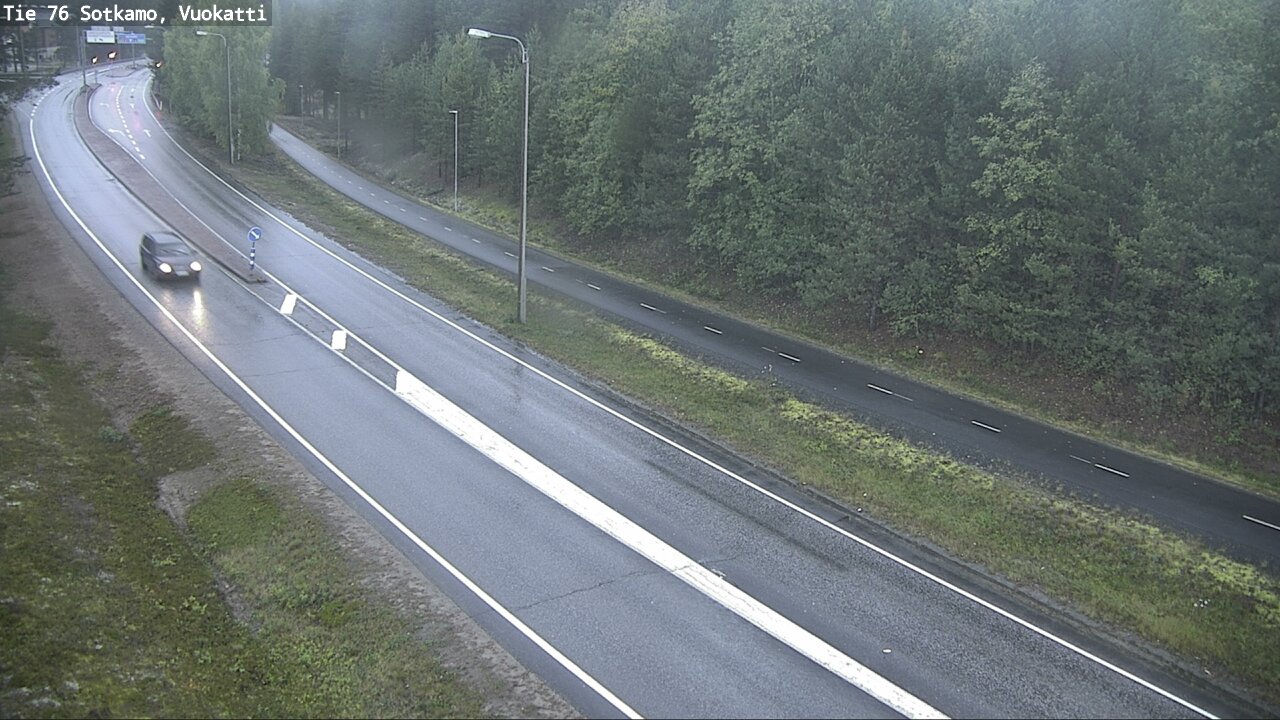 Weather Camera Image Road 76 Sotkamo, Vuokatti, Sotkamo, Kainuu