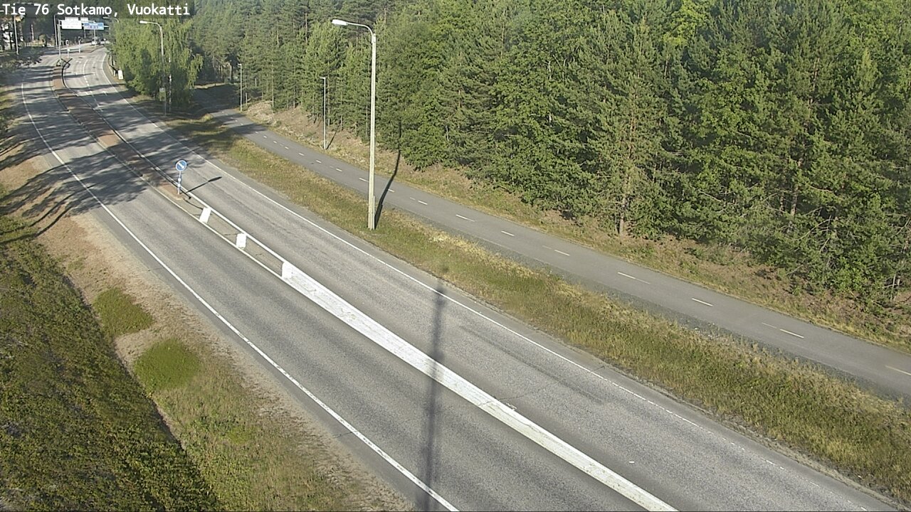 Weather Camera Image Road 76 Sotkamo, Vuokatti, Sotkamo, Kainuu