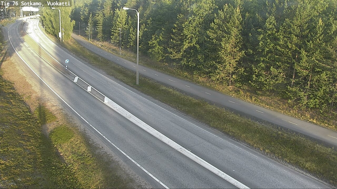 Weather Camera Image Road 76 Sotkamo, Vuokatti, Sotkamo, Kainuu