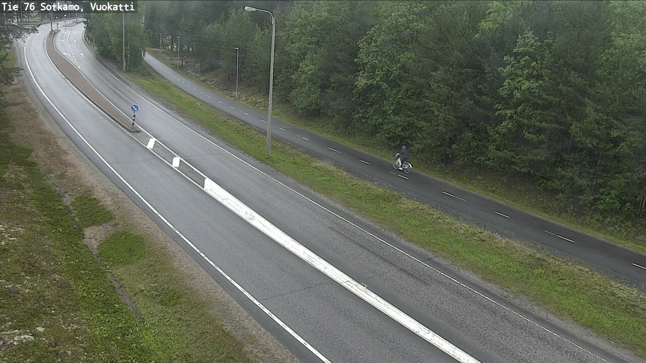 Weather Camera Image Road 76 Sotkamo, Vuokatti, Sotkamo, Kainuu