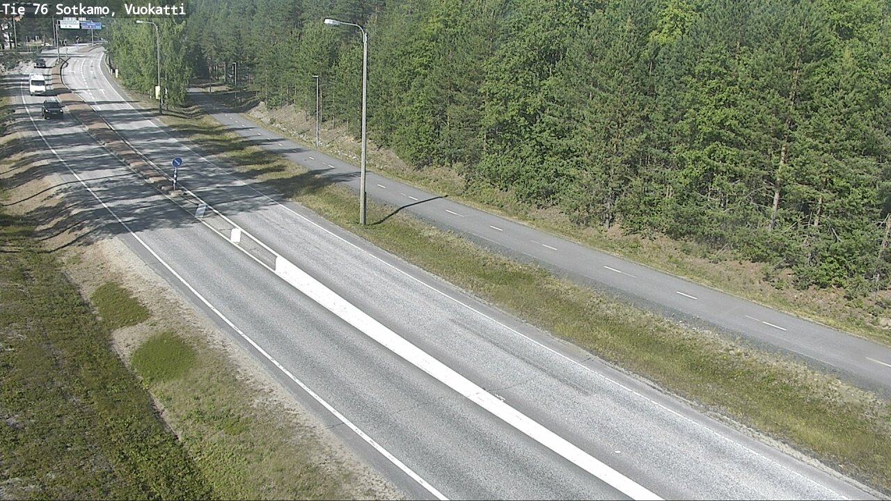Weather Camera Image Väg 76 Sotkamo, Vuokatti, Sotkamo, Kainuu