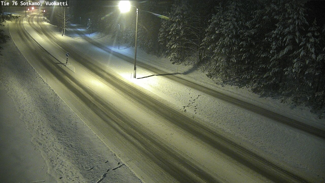 Weather Camera Image Väg 76 Sotkamo, Vuokatti, Sotkamo, Kainuu