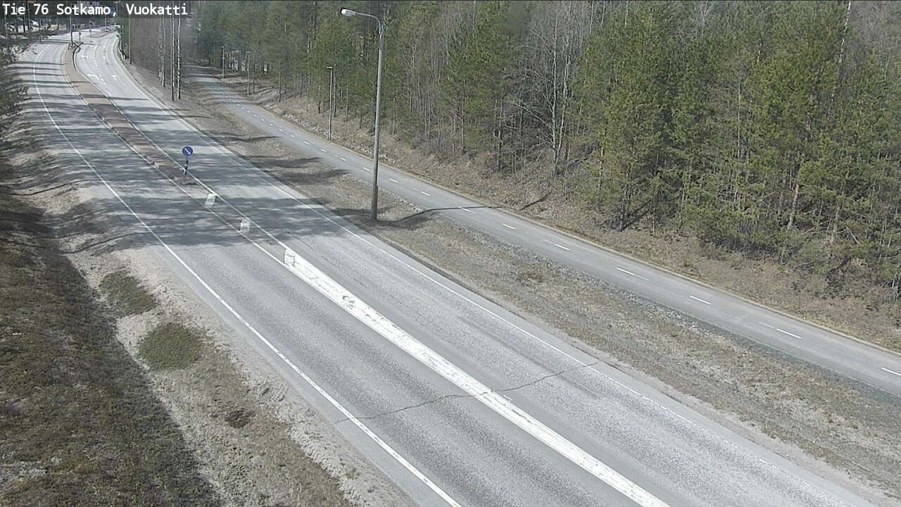 Weather Camera Image Road 76 Sotkamo, Vuokatti, Sotkamo, Kainuu